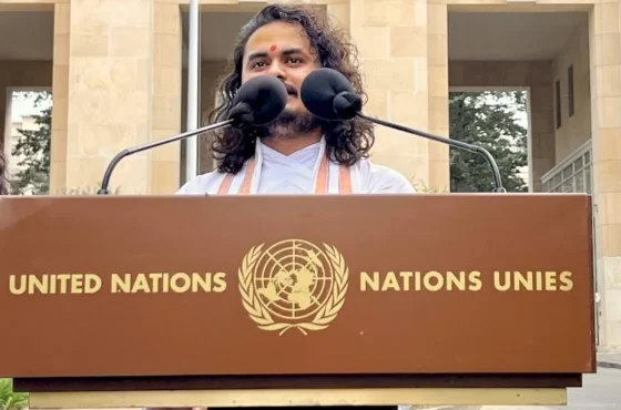 अंतरराष्ट्रीय योग दिवस: तखतगढ़ के युवाचार्य अभयदास महाराज ने स्विटजरलैण्ड में करवाया योग, बतौर विशिष्ट अतिथि कार्यक्रम में शामिल हुए